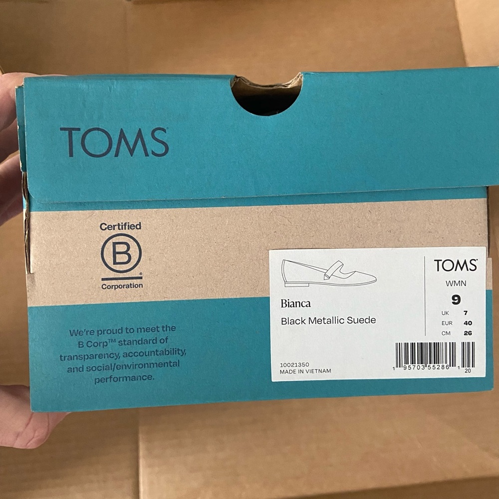 TOMS Women's Black Flats - Picture 7 of 7